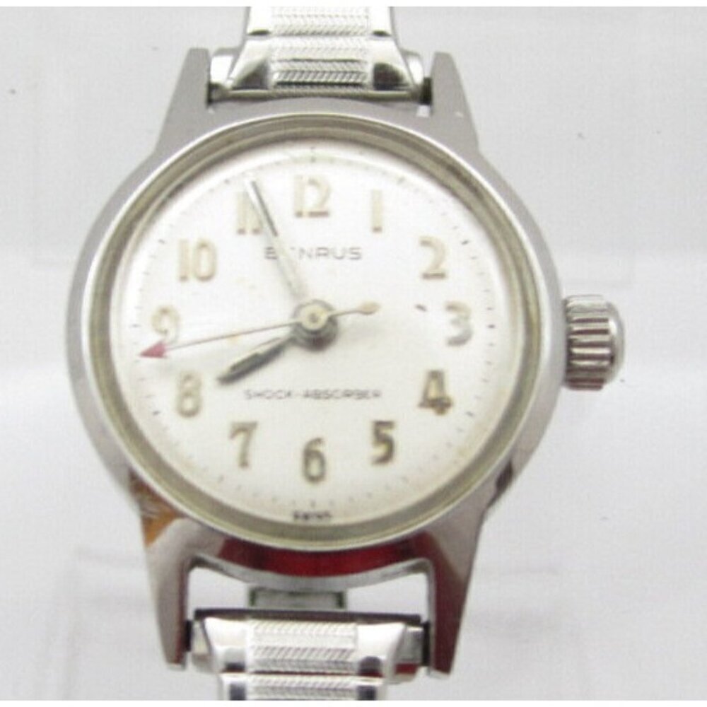 Vtg Women Benrus Hand Wind Analog 20mm Round Watch‎ (H541)